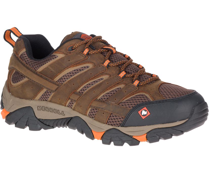 Buty Merrell Moab Vertex Vent SR - Buty Robocze Męskie Merrell - Brązowe [LUAQW-4716]